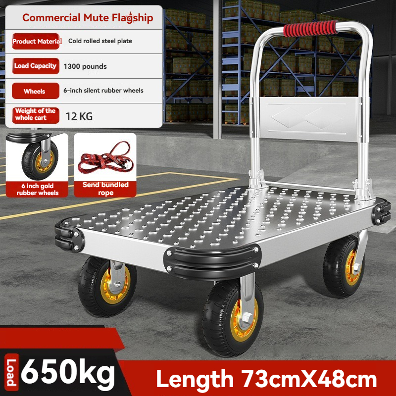 Outdoor Furniture Glides - A foldable handcart capable of supporting
