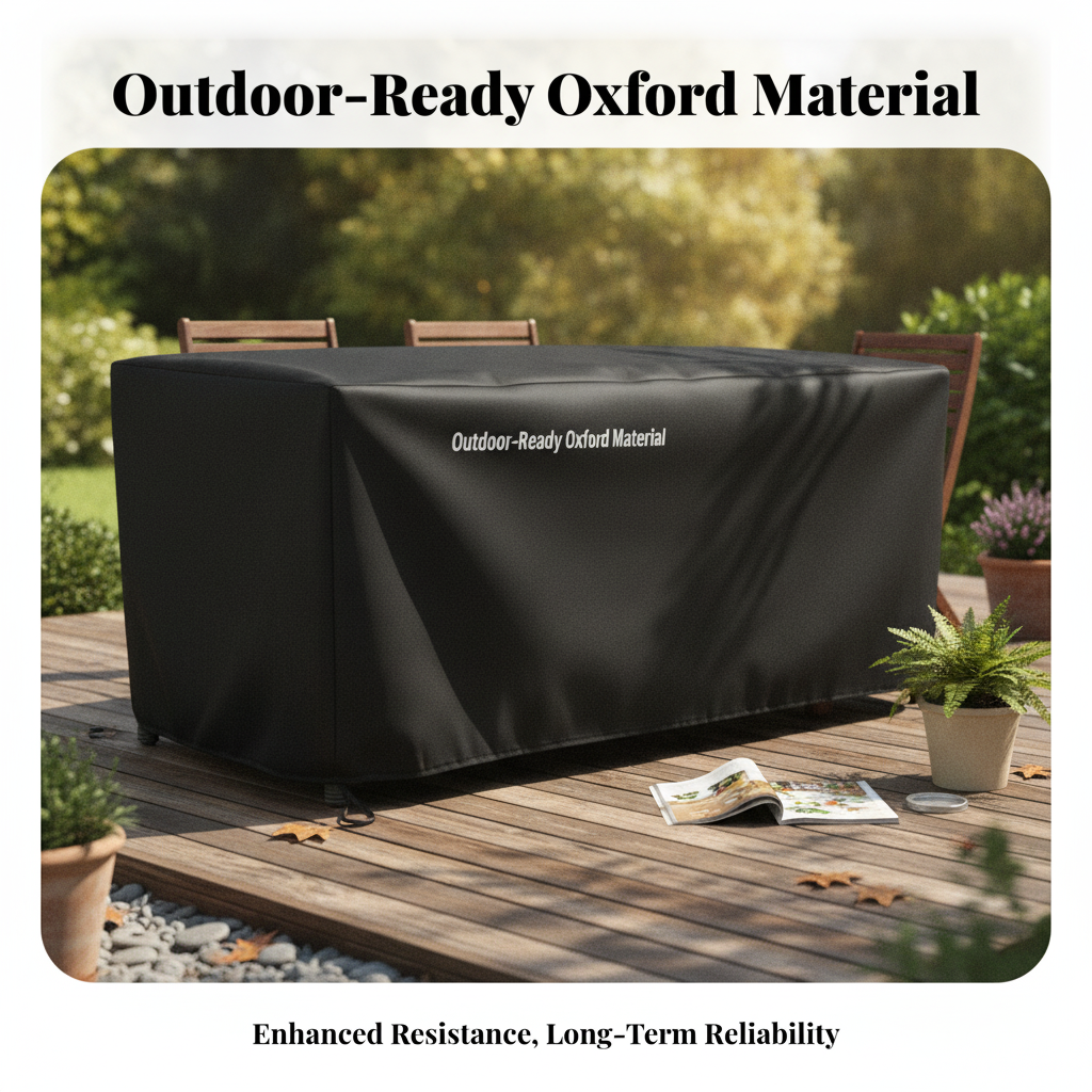 Outdoor Furniture Cover - 4 Pieces Fitted Patio Furniture Cover