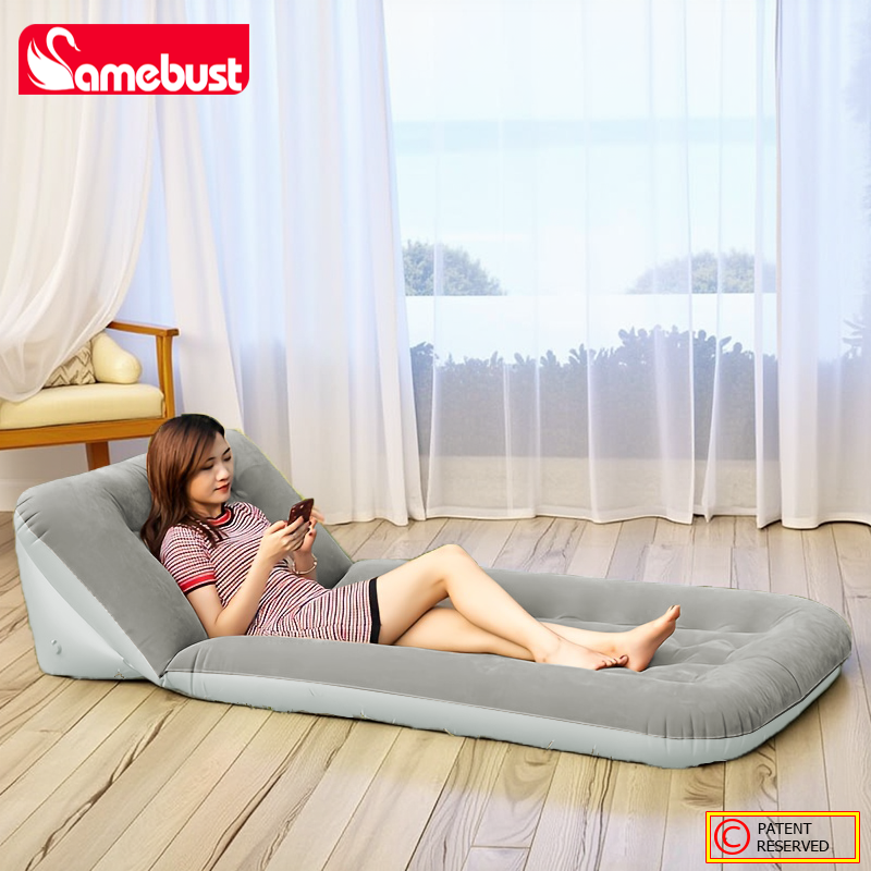 Outdoor Furniture Grey - CAMEBUST Interior Air Mattress Foldable Air