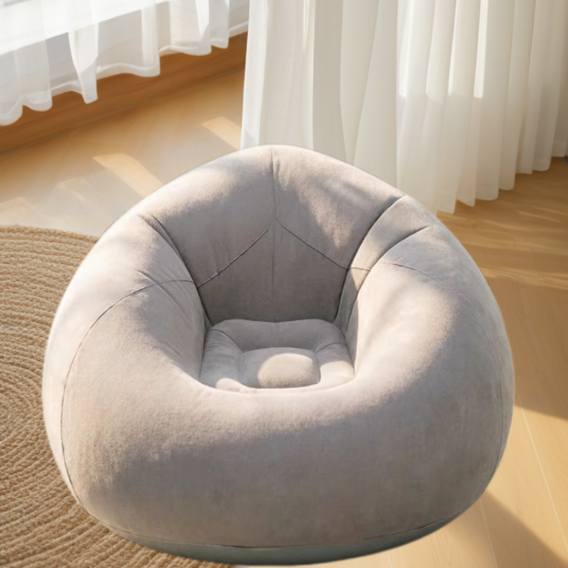 Outdoor Furniture Lounge - Portable Inflatable Round Air Sofa Soft