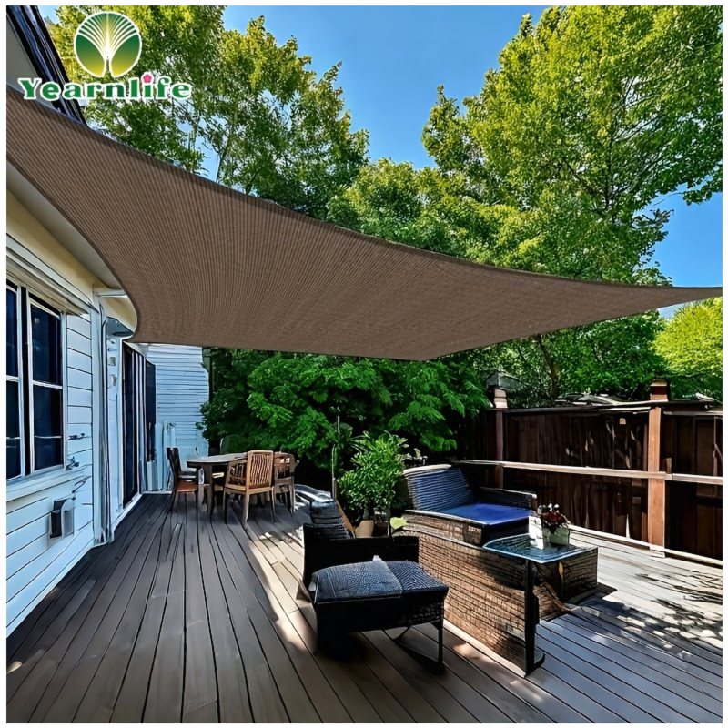 Sun Sail Shade - 12x12 Feet Rectangle Sun Shade Sail