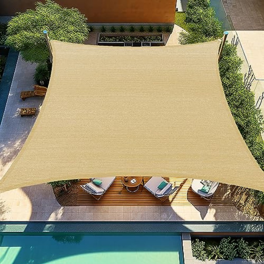 12'x16' Sun Shade Sails Curved – Sun Sail Shade Bewertung und Preis