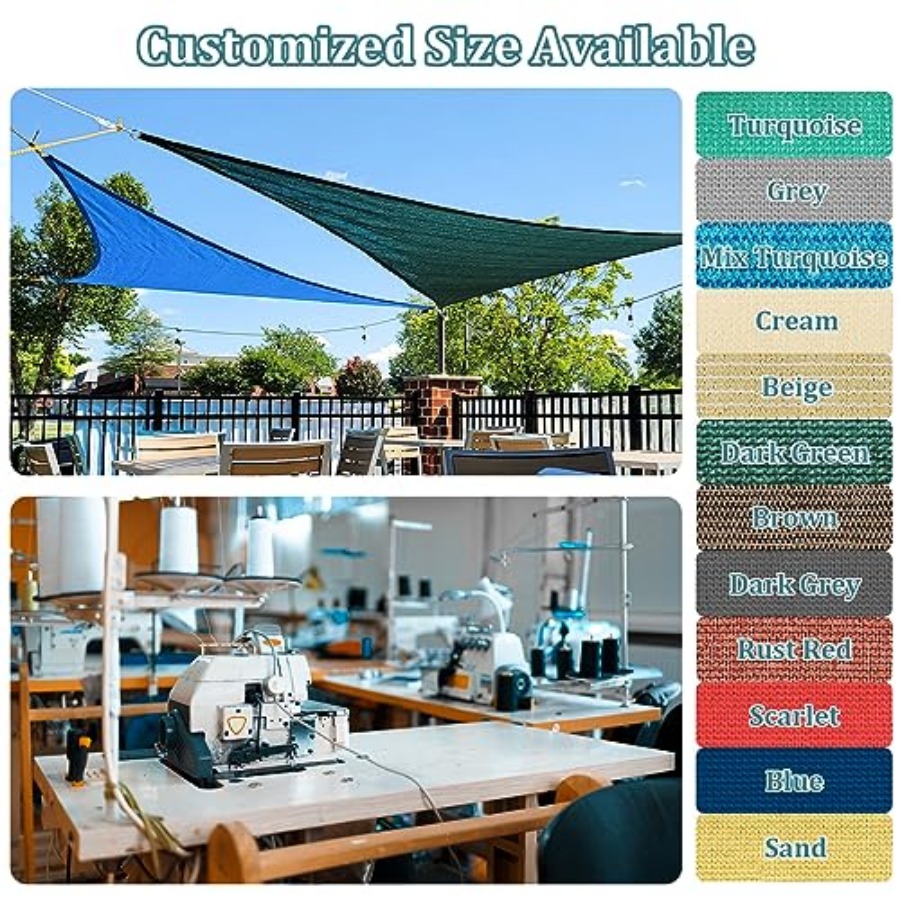 12'x16' Sun Shade Sails Curved – Sun Sail Shade Bewertung und Preis