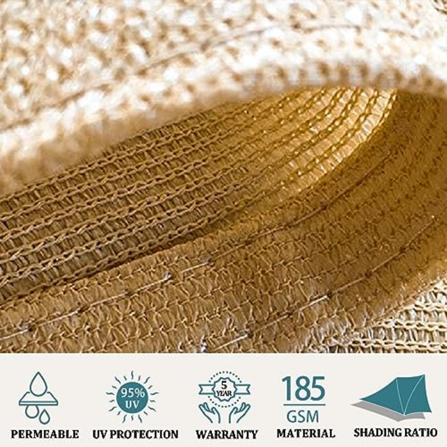 12'x16' Sun Shade Sails Curved – Sun Sail Shade Bewertung und Preis