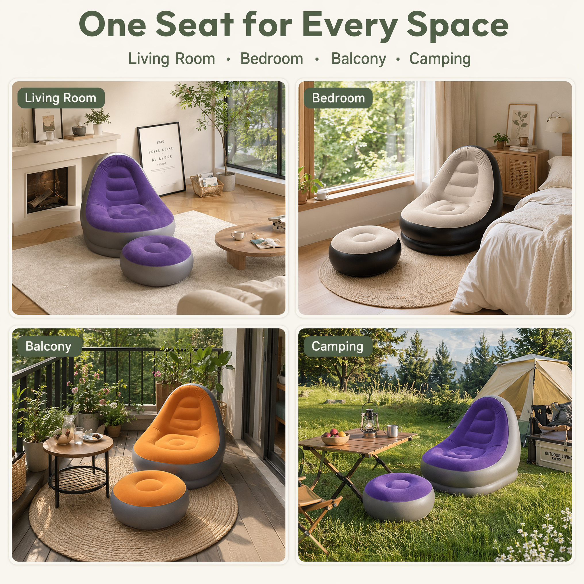 2 IN 1 Inflatable Sofa with St – Outdoor Furniture Lounge Bewertung und Preis