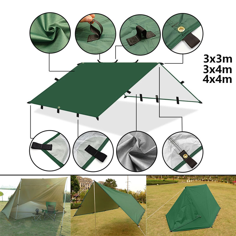 4x4m 4x3m 3x3m 19 Hang Points  – Sun Sail Shade Bewertung und Preis