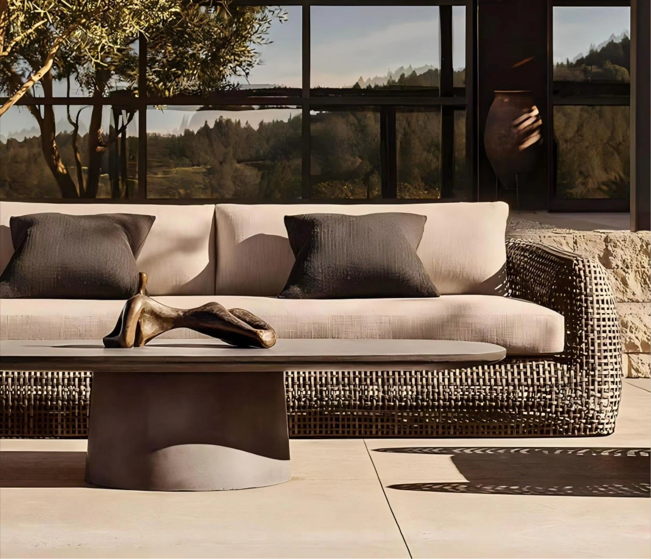 Hot Sale U-shape Modular Outdo – Outdoor Furniture For Sale Bewertung und Preis