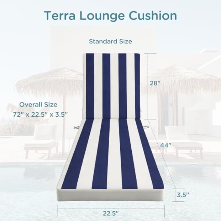 Outdoor Lounge Chair Cushions, – Outdoor Furniture Cushions 22 X 22 Bewertung und Preis