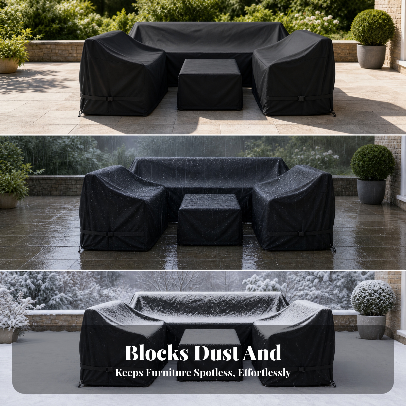 4 Pieces Fitted Patio Furnitur – Outdoor Furniture Cover Bewertung und Preis