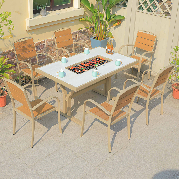 Hot Sale Cast Aluminum Fire Pi – Outdoor Furniture For Sale Bewertung und Preis