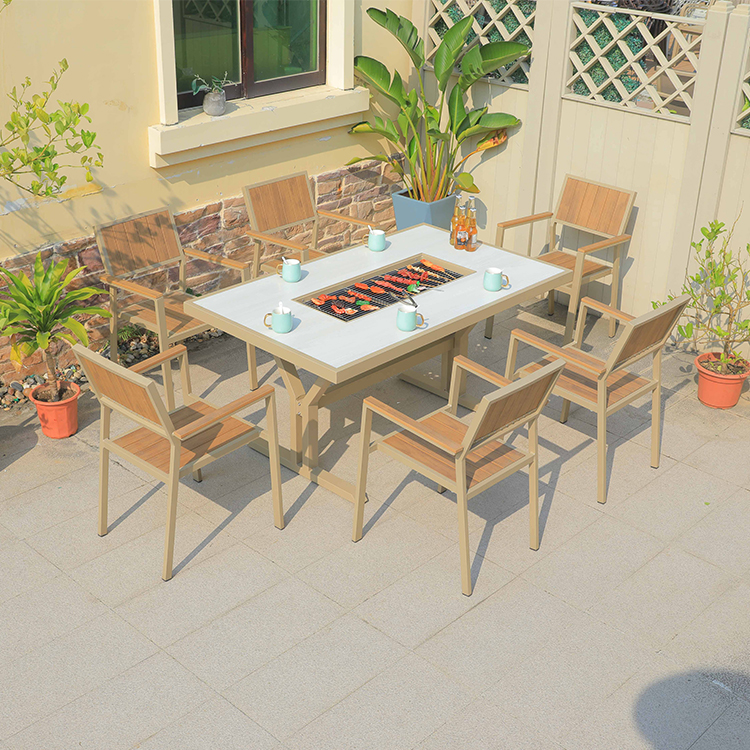 Hot Sale Cast Aluminum Fire Pi – Outdoor Furniture For Sale Bewertung und Preis