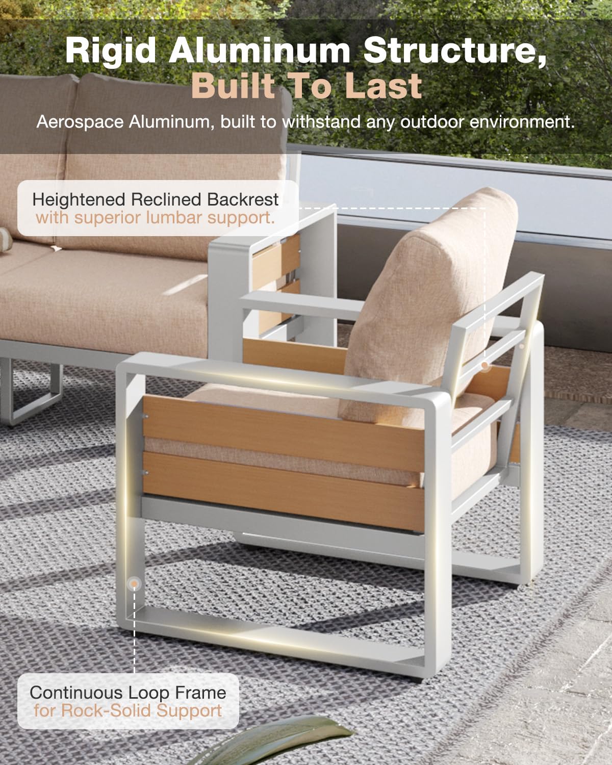 Aluminum Patio Furniture Set,  – Outdoor Furniture Japanese Style Bewertung und Preis
