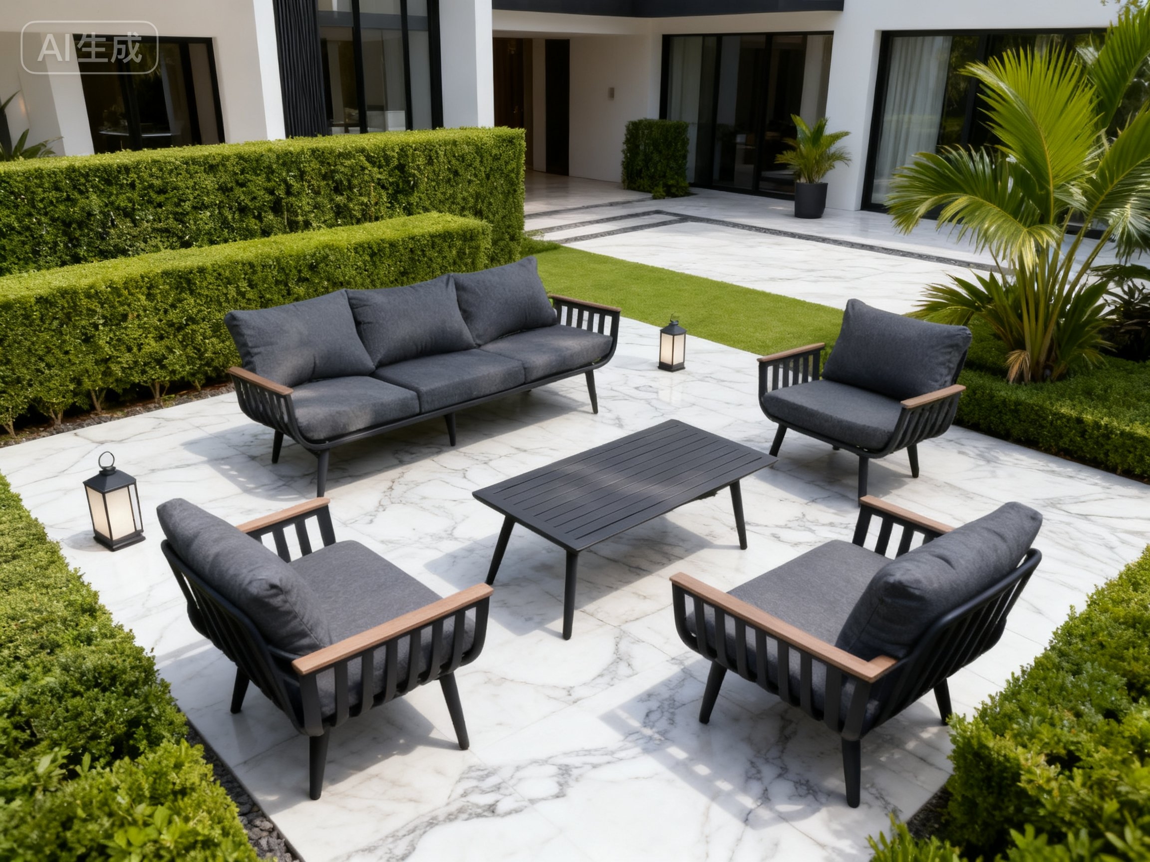 Modern Outdoor Courtyard Furni – Outdoor Furniture Japanese Style Bewertung und Preis