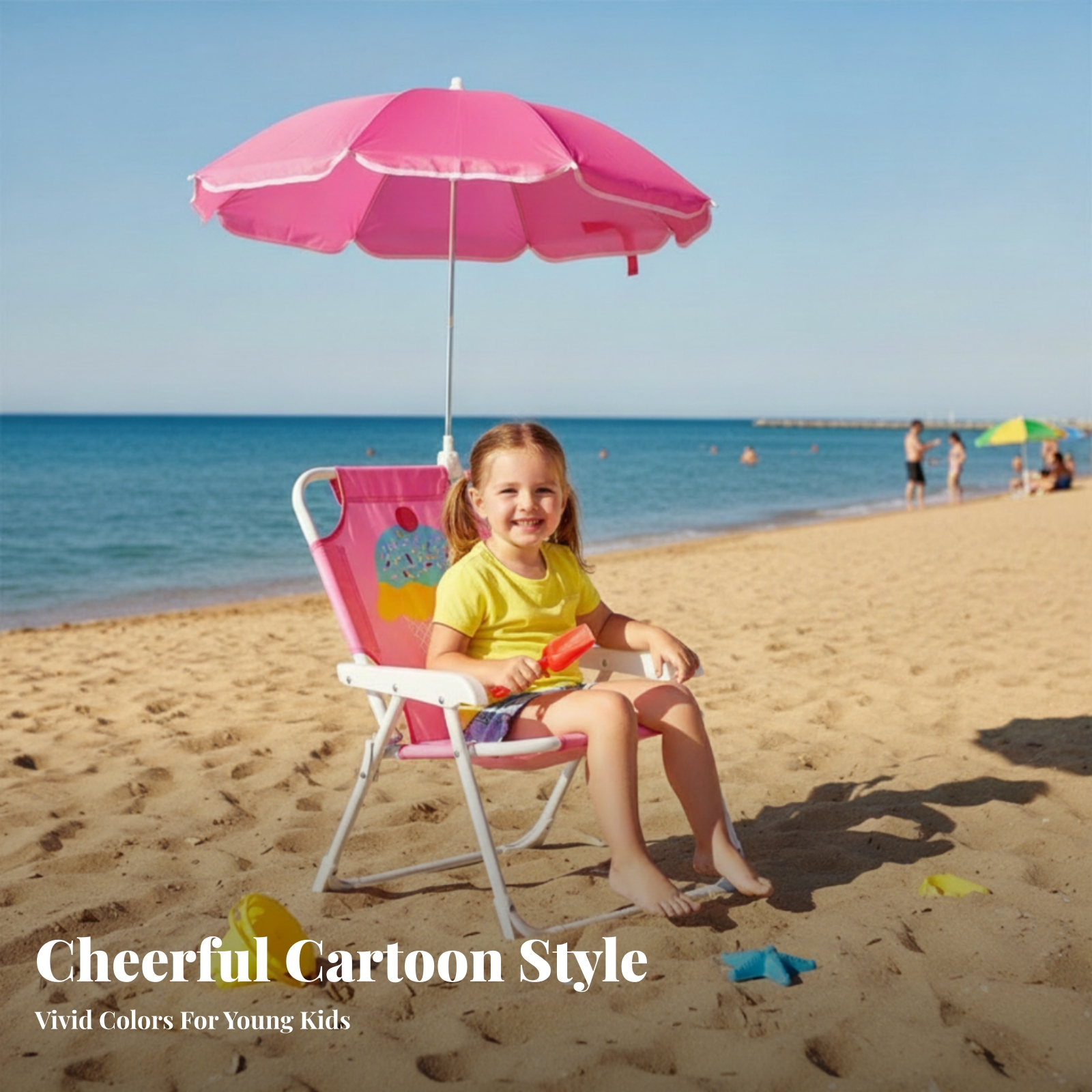 Kids Beach Chair with Umbrella – Outdoor Furniture Polywood Bewertung und Preis