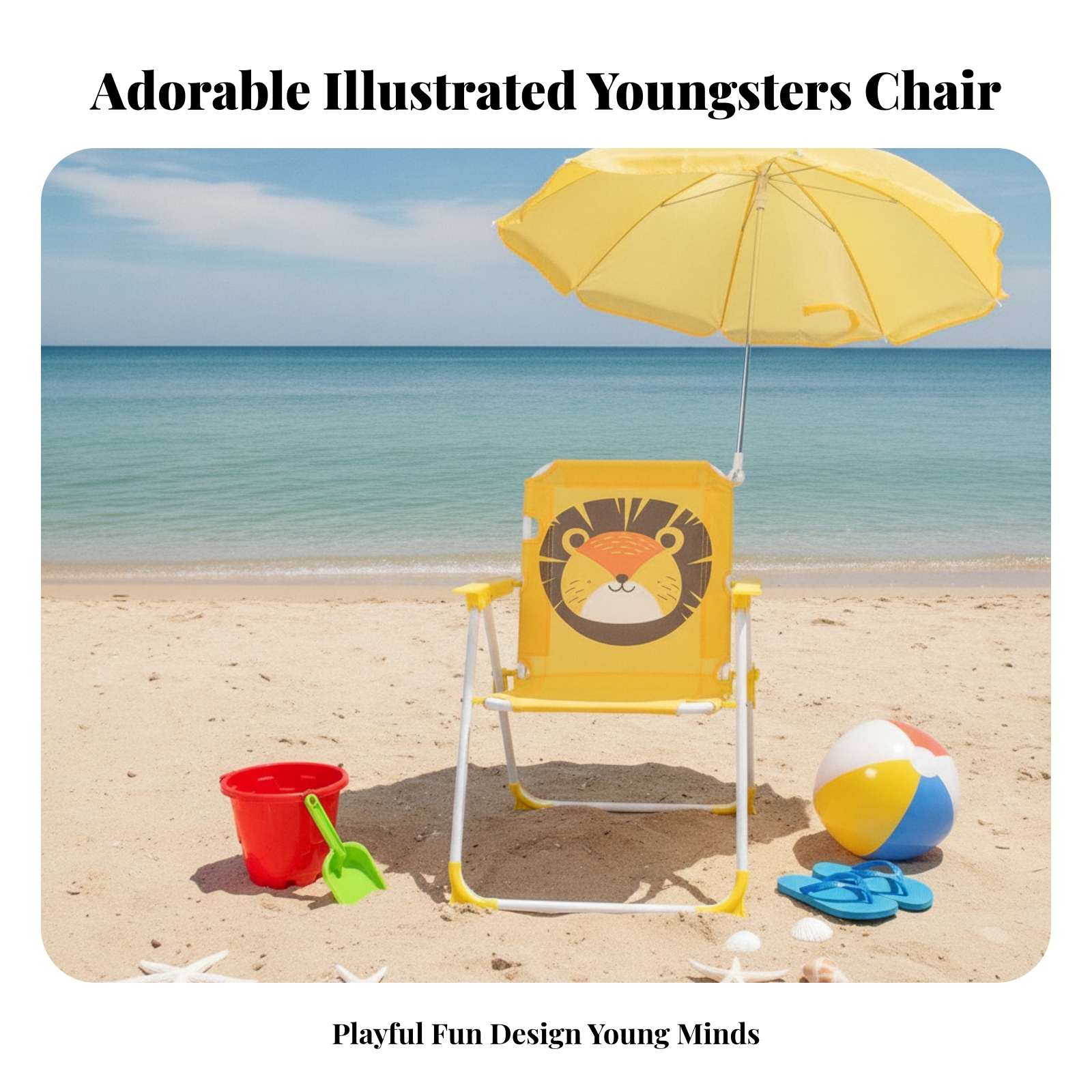 Kids Beach Chair with Umbrella – Outdoor Furniture Polywood Bewertung und Preis