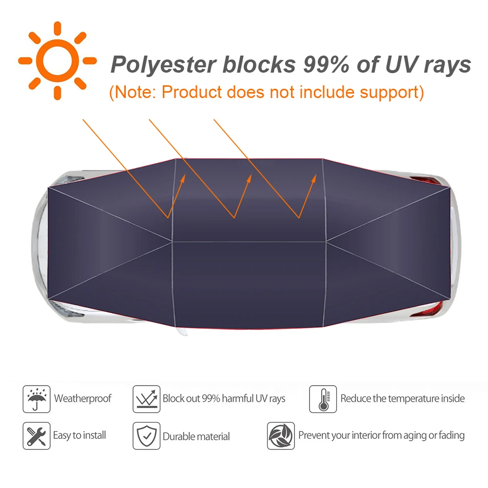 Car Sunshade Cover Exterior Pe – Sun Sail Shade Bewertung und Preis