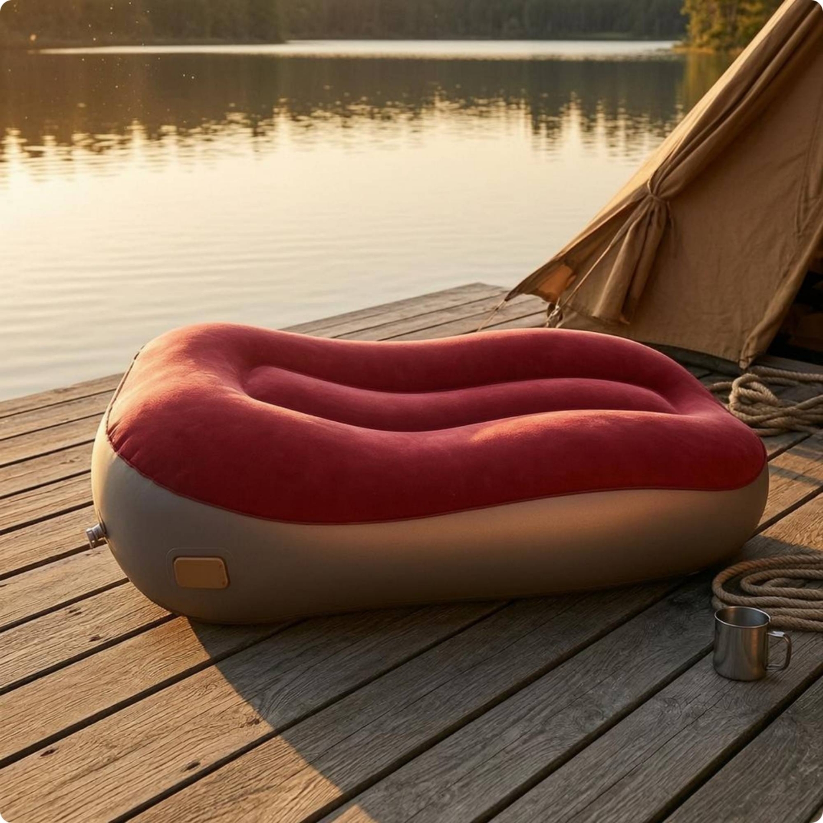 Single-Person Inflatable Sofa  – Outdoor Furniture Lounge Bewertung und Preis