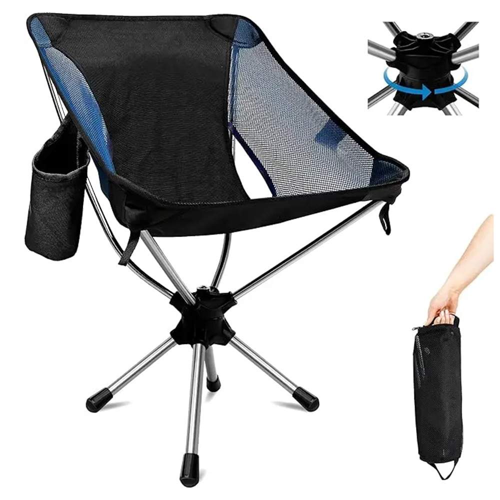 Folding Camping Chair 360° Rot – Outdoor Furniture Polywood Bewertung und Preis