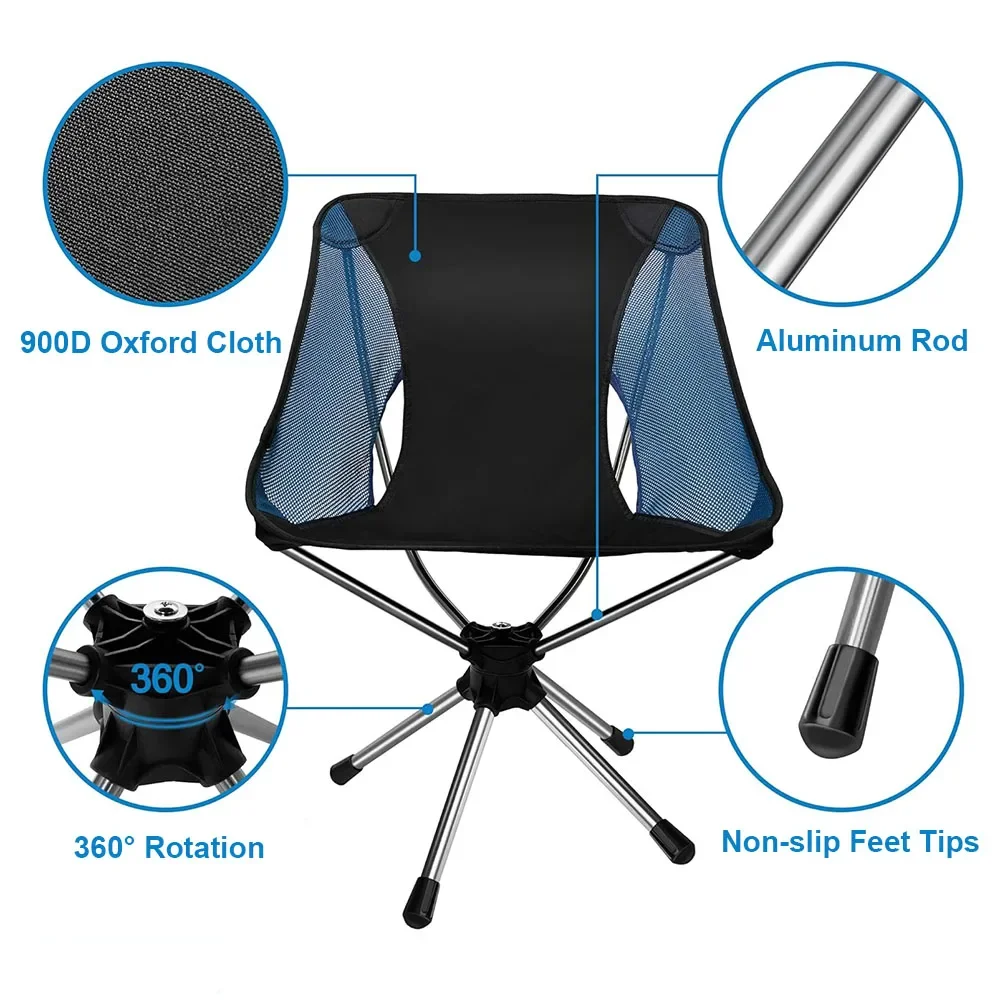 Folding Camping Chair 360° Rot – Outdoor Furniture Polywood Bewertung und Preis