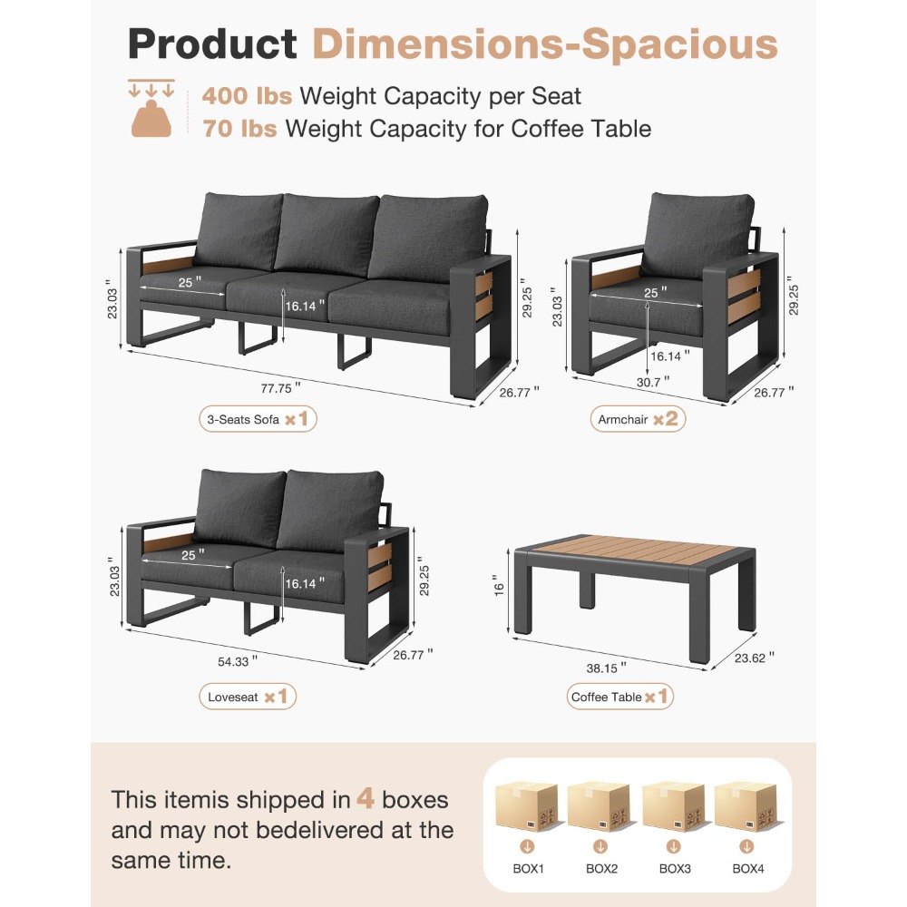 Aluminum Patio Furniture Set,  – Outdoor Furniture Japanese Style Bewertung und Preis
