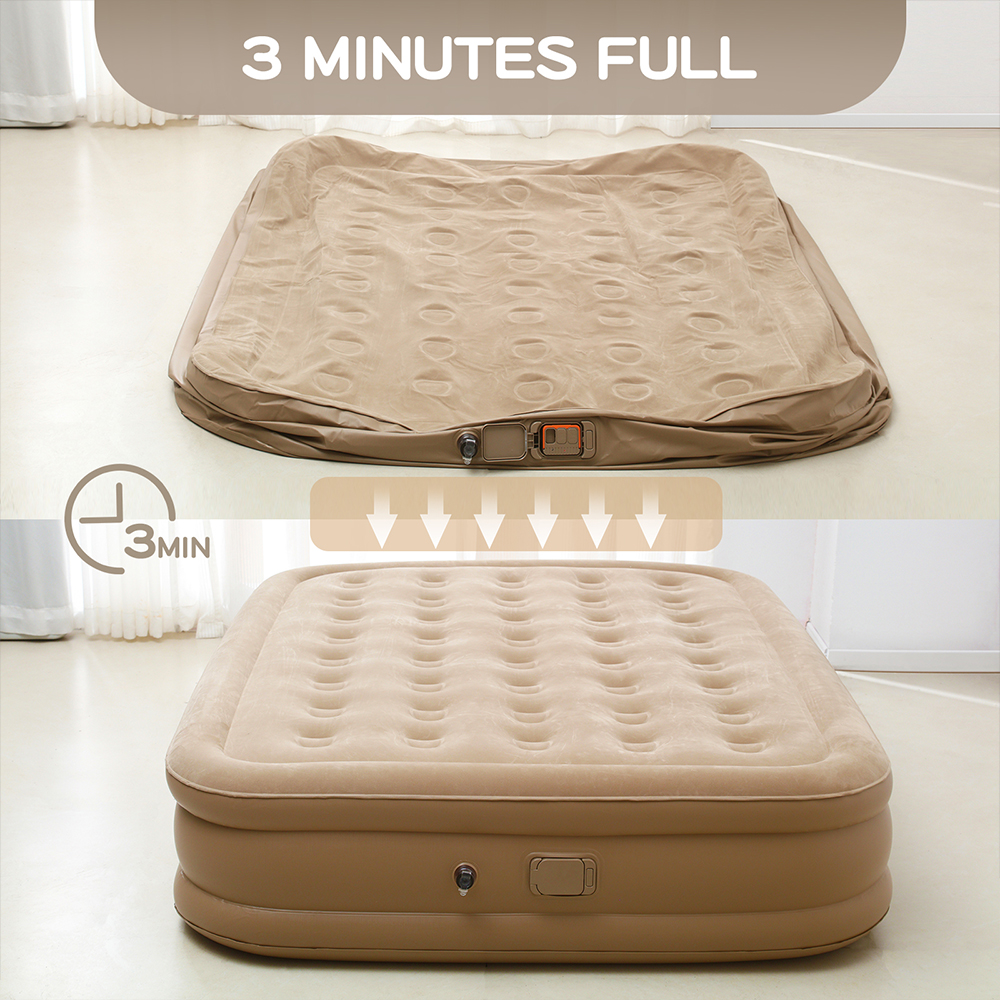 Queen Air Mattress with Built  – Outdoor Furniture Luxury Bewertung und Preis