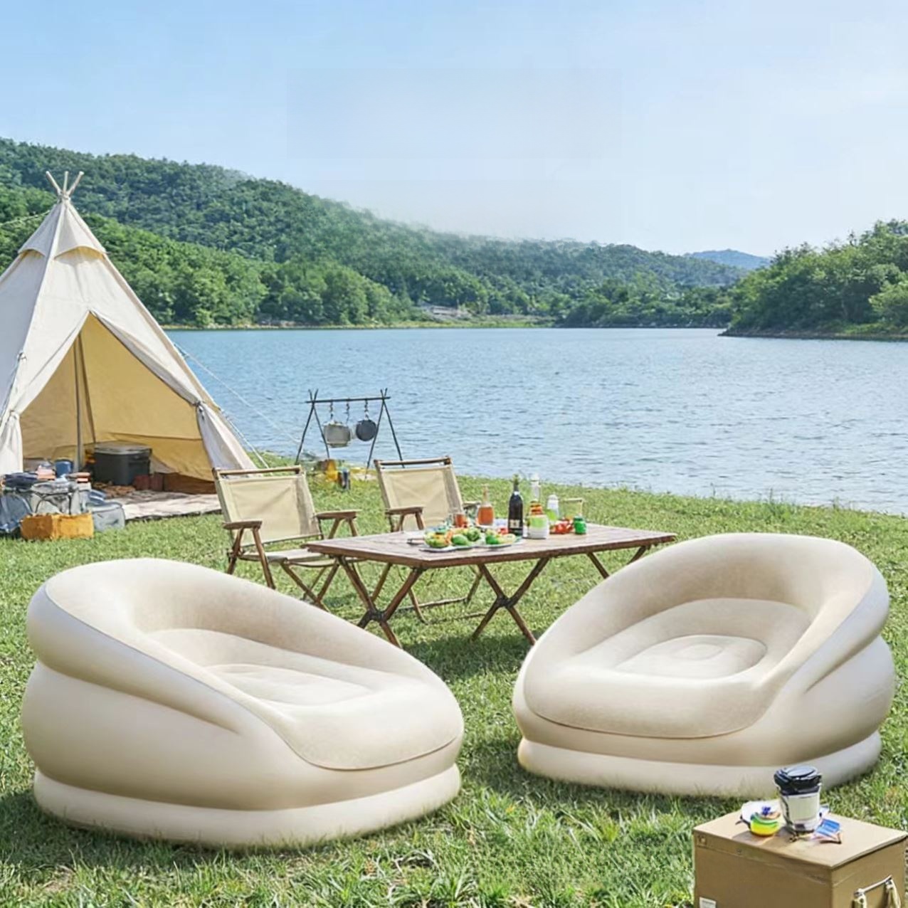 Portable Iatable Sofa for Cam  – Outdoor Furniture Design Bewertung und Preis