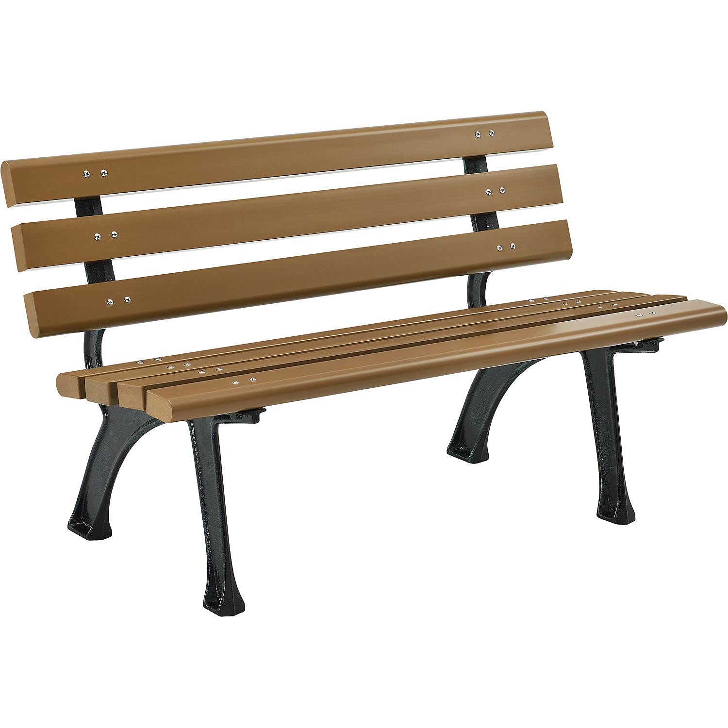 4 Ft Outdoor Park Bench With B – Outdoor Furniture Recycled Plastic Bewertung und Preis