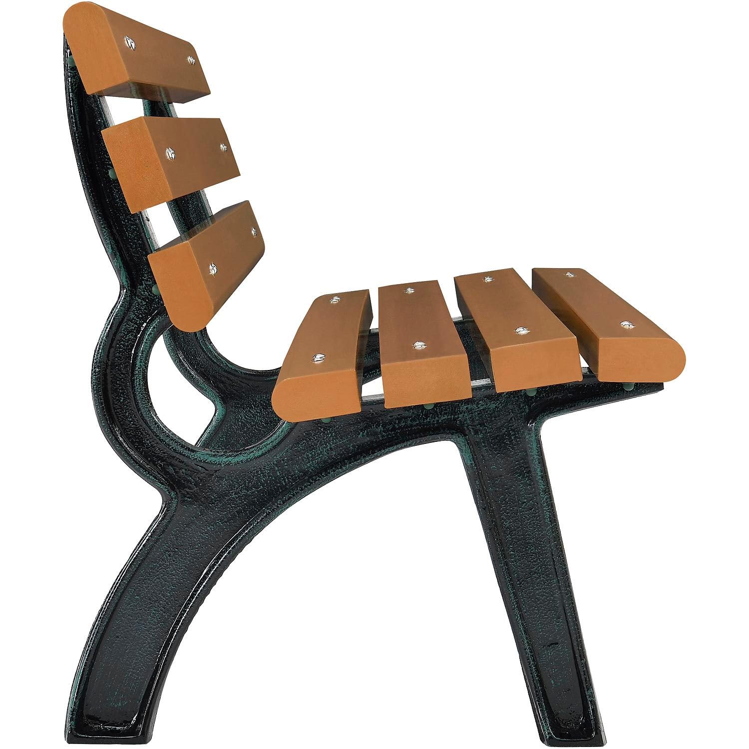 4 Ft Outdoor Park Bench With B – Outdoor Furniture Recycled Plastic Bewertung und Preis