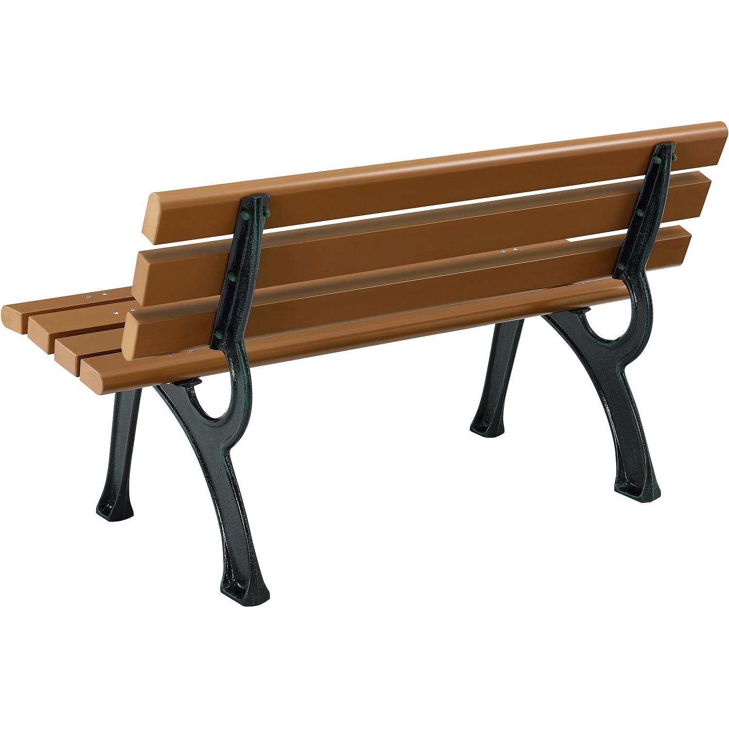 4 Ft Outdoor Park Bench With B – Outdoor Furniture Recycled Plastic Bewertung und Preis
