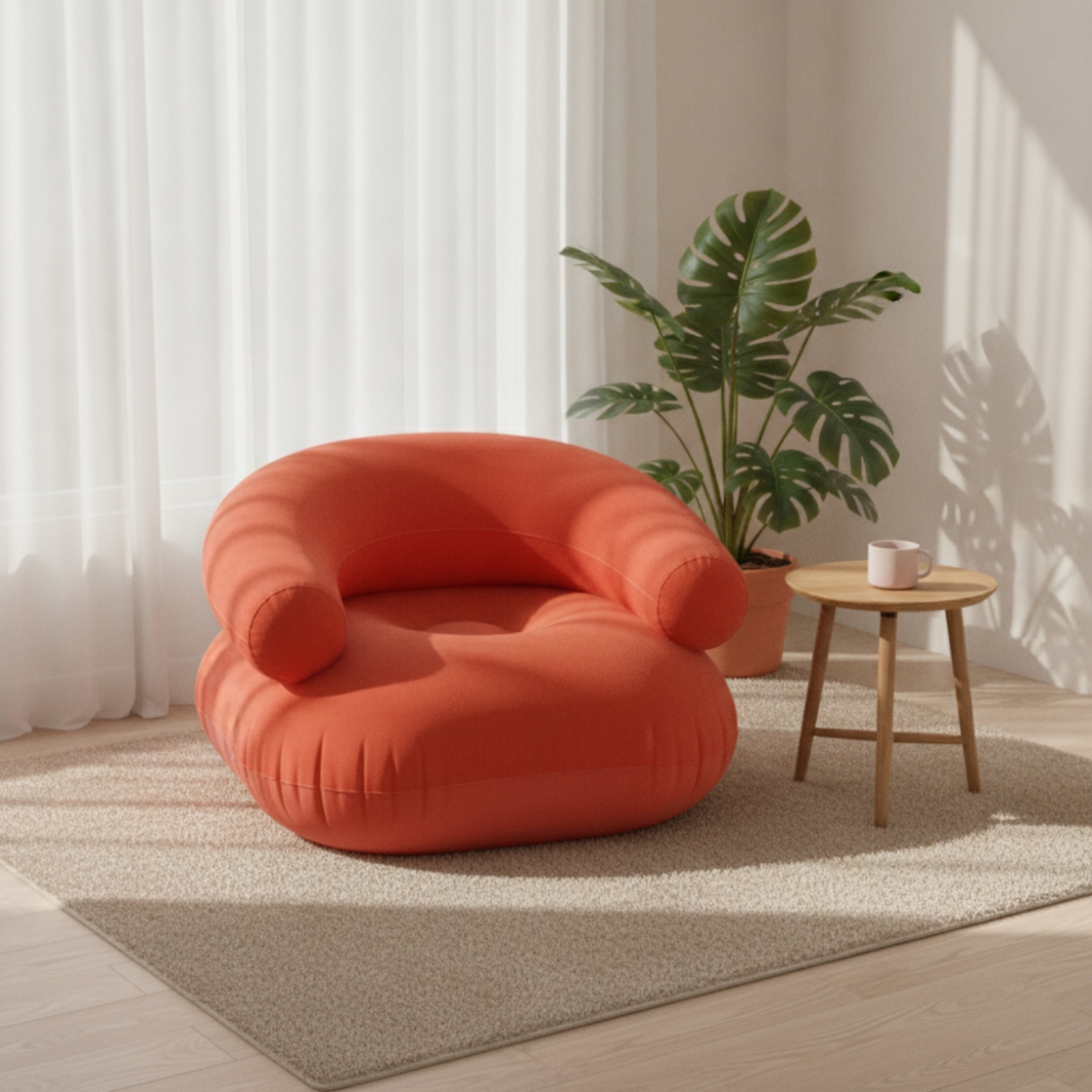 Inflatable Sofa Flocked Air So – Outdoor Furniture Lounge Bewertung und Preis