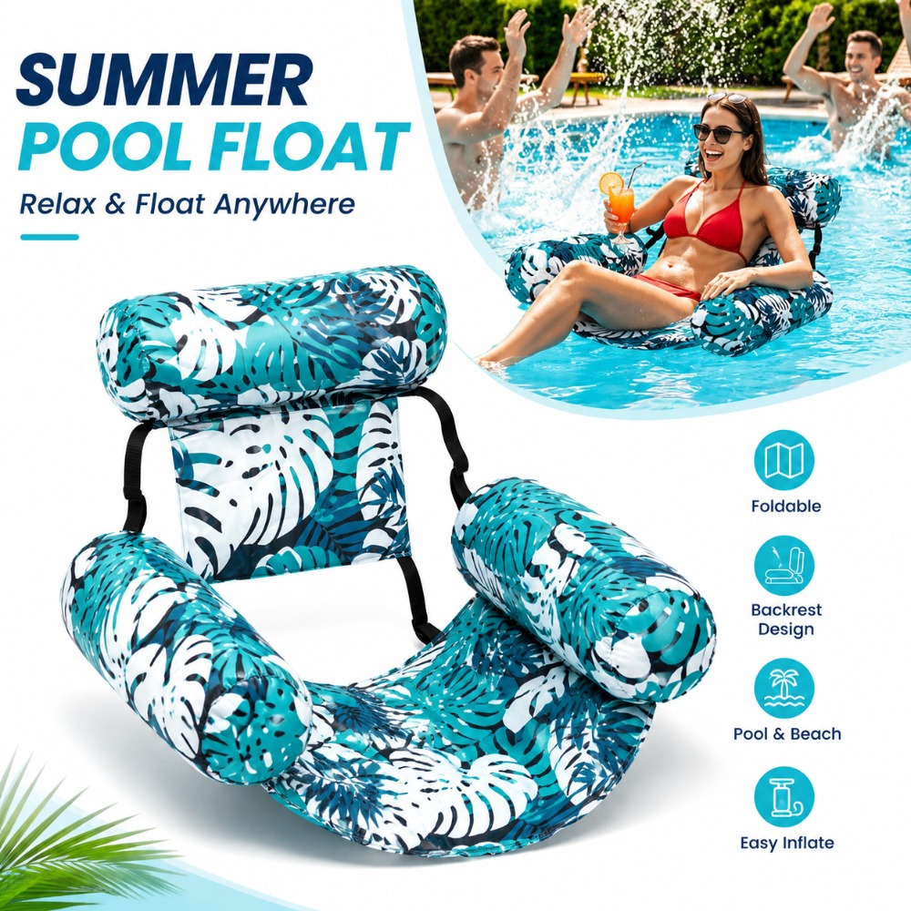Heavy Duty Blow Up Pool Chair  – Outdoor Furniture Lounge Bewertung und Preis