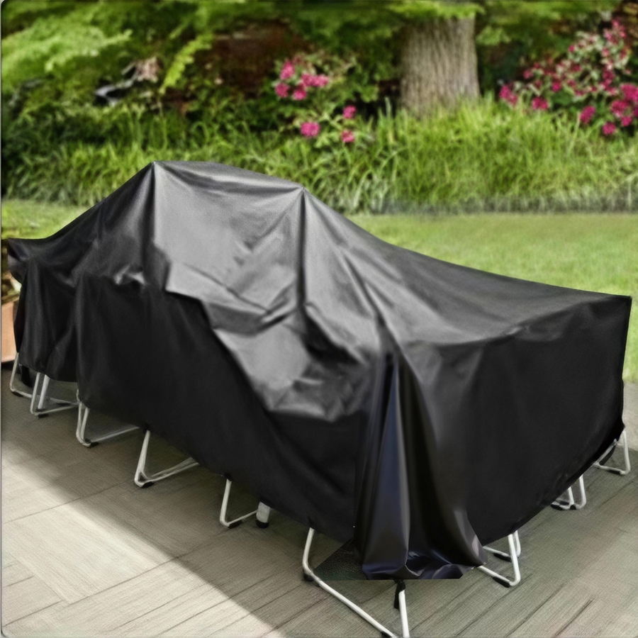 Durable Pure Black PVC Waterpr – Outdoor Furniture Cover Bewertung und Preis