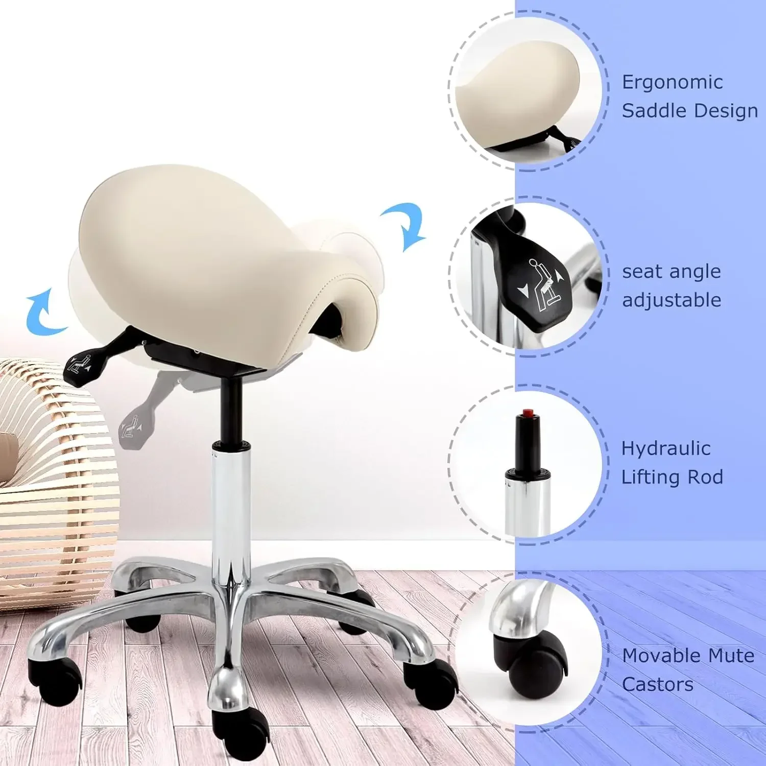 Saddle Chair - Adjustable Sadd – Outdoor Furniture Glides Bewertung und Preis