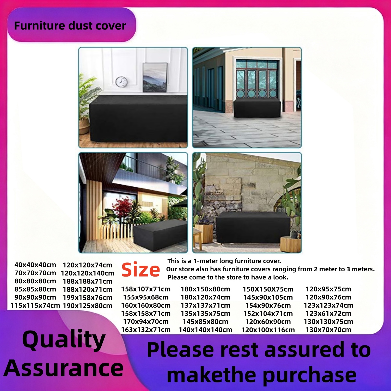Patio FurnitureCover Rectangul – Outdoor Furniture Lounge Bewertung und Preis