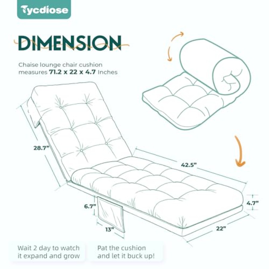 Outdoor Chaise Lounge Chair Cu – Outdoor Furniture Cushions 22 X 22 Bewertung und Preis