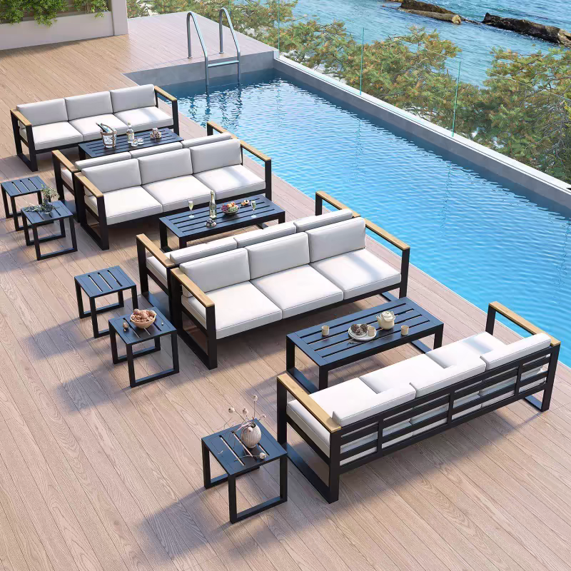 Modern Style Aluminum Patio So – Outdoor Furniture For Sale Bewertung und Preis