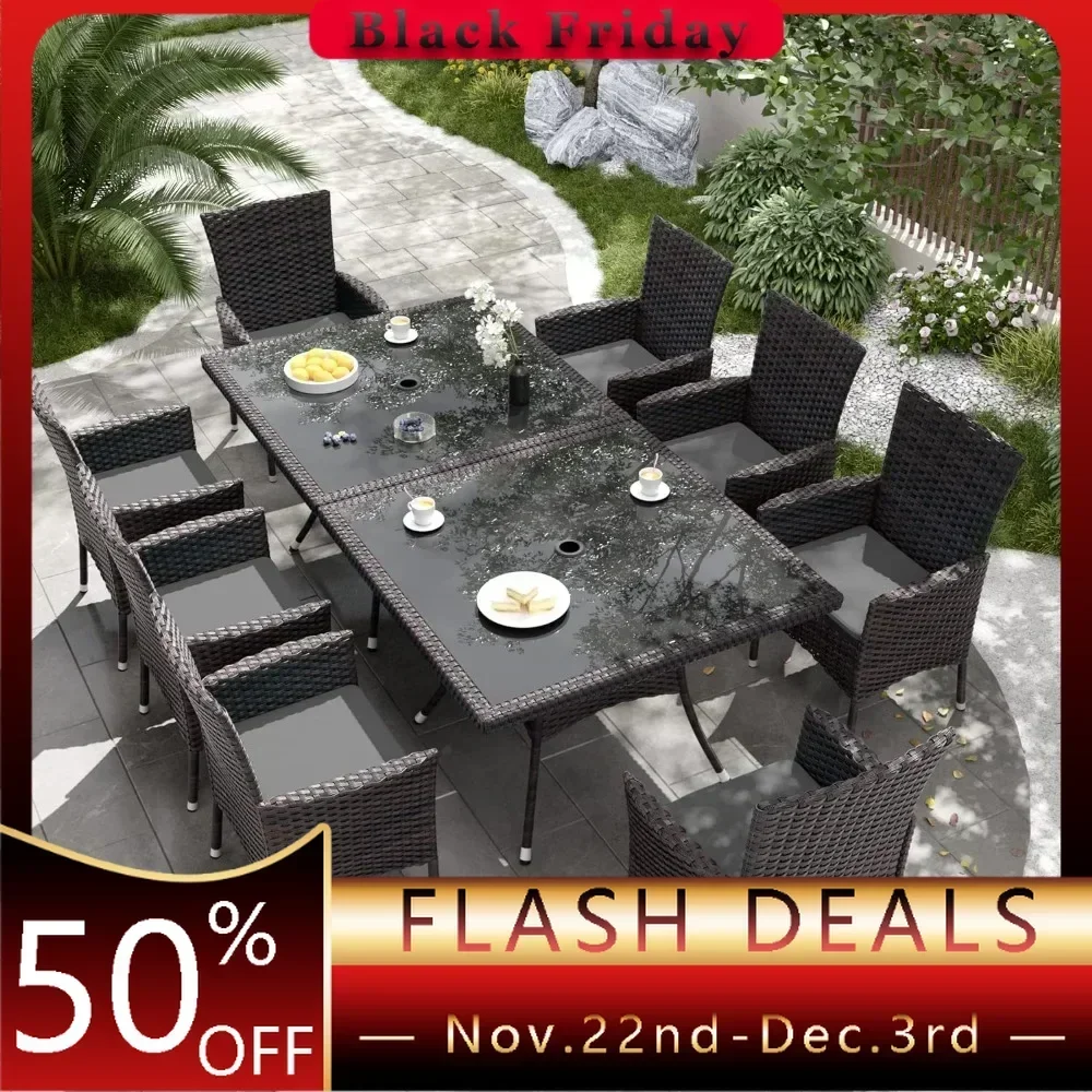 Terrace Furniture Set, Includi – Outdoor Furniture Grey Bewertung und Preis