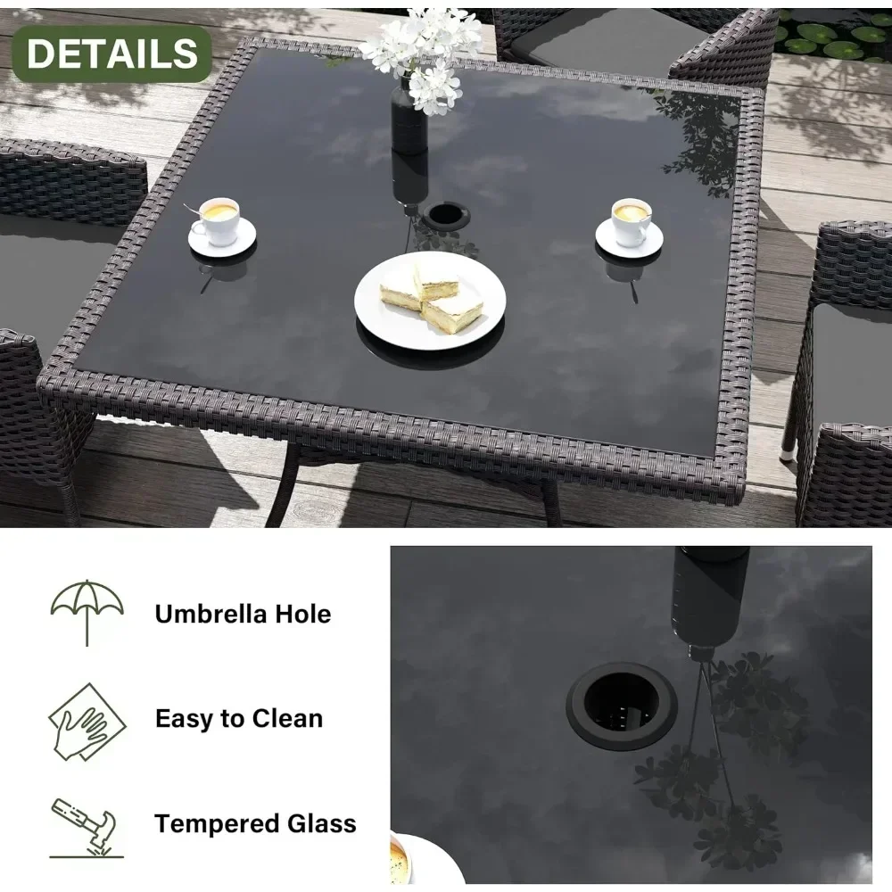 Terrace Furniture Set, Includi – Outdoor Furniture Grey Bewertung und Preis