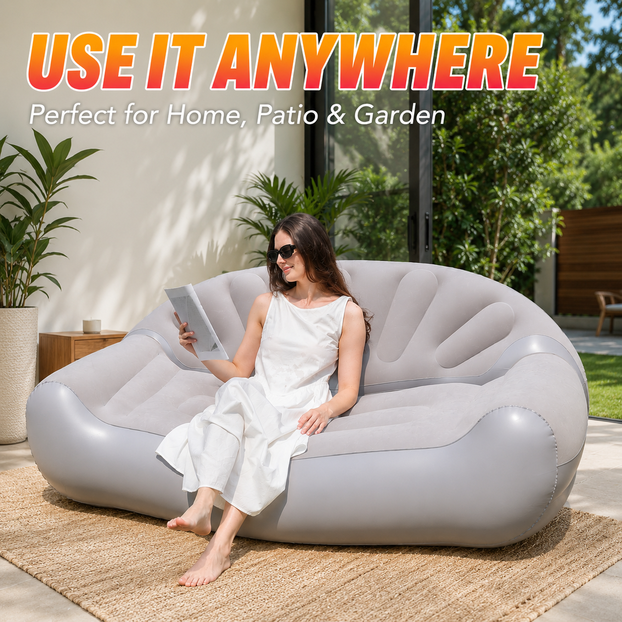 1PC Inflatable Lounge Sofa, Ou – Outdoor Furniture Lounge Bewertung und Preis