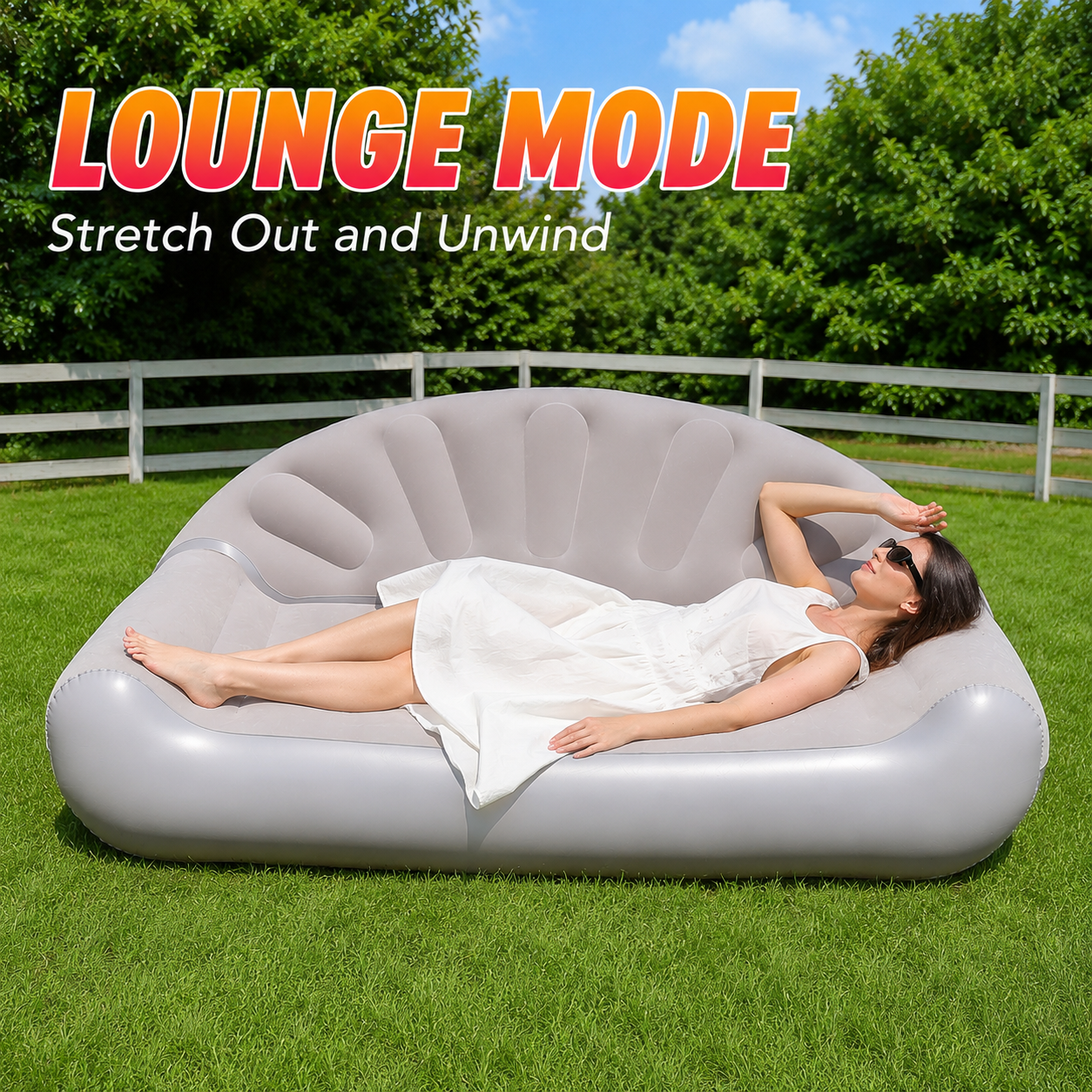 1PC Inflatable Lounge Sofa, Ou – Outdoor Furniture Lounge Bewertung und Preis