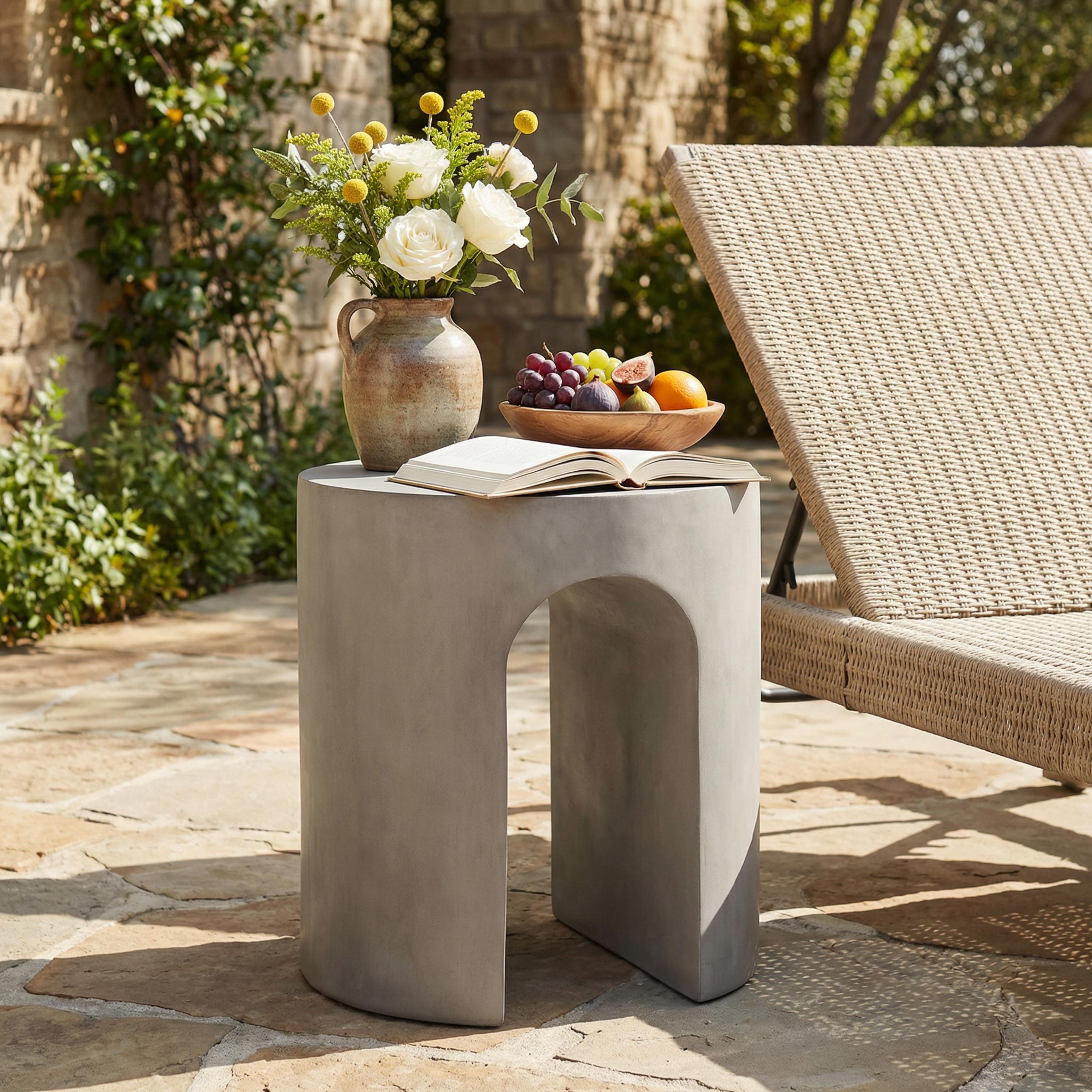 Weather & UV Resistant Concret – Outdoor Furniture Grey Bewertung und Preis