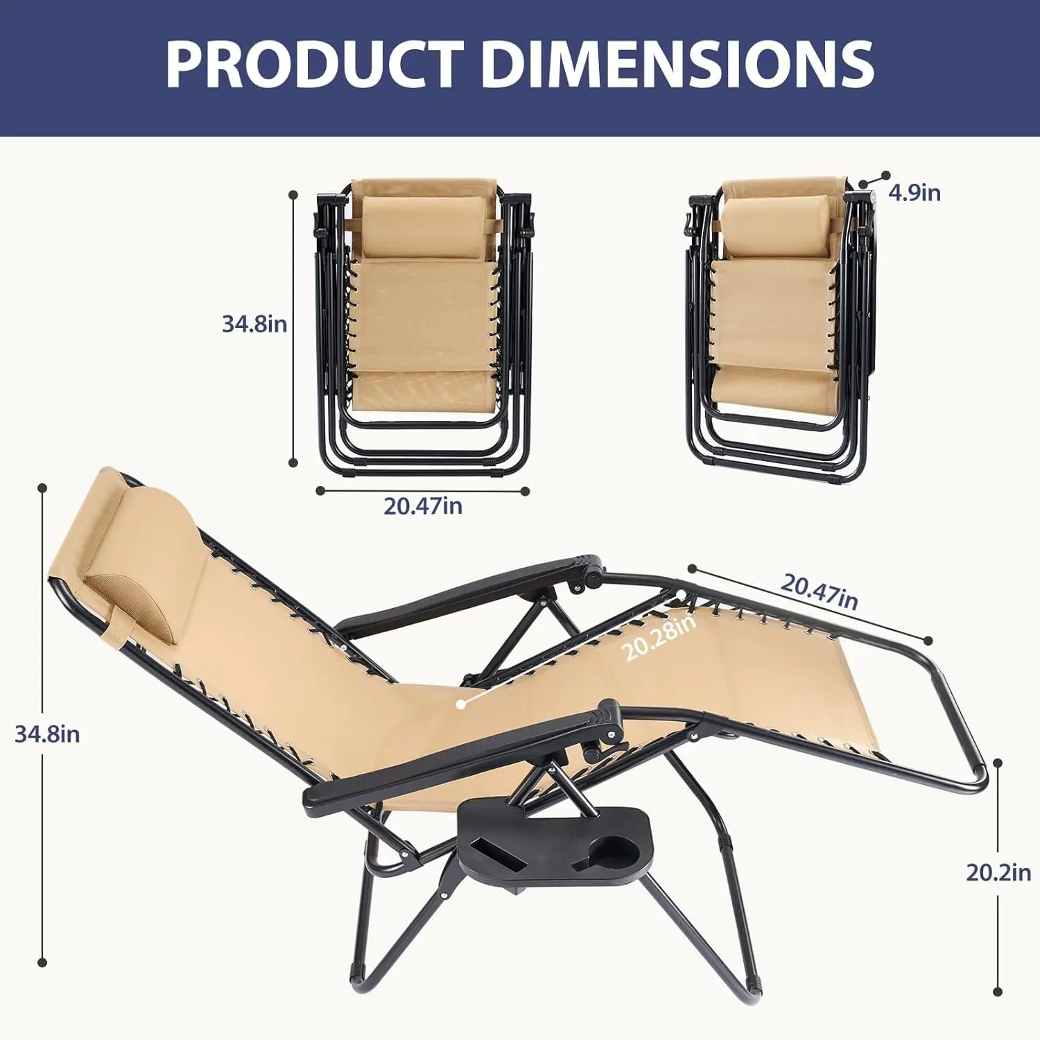 Zero Gravity Lounge Chair Set  – Outdoor Furniture Polywood Bewertung und Preis