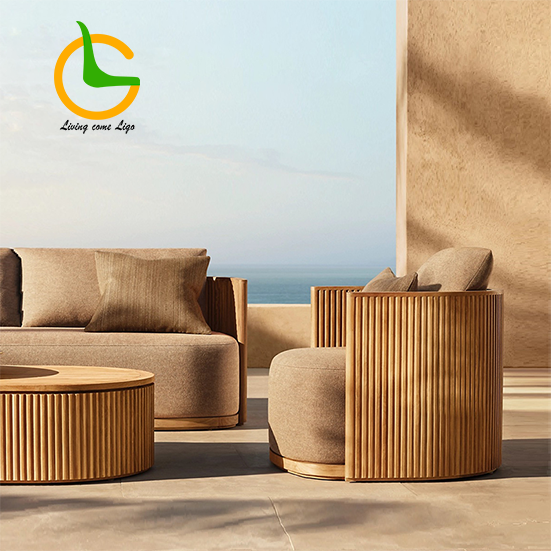 Luxury L-shaped Teak Wood Outd – Outdoor Furniture Japanese Style Bewertung und Preis