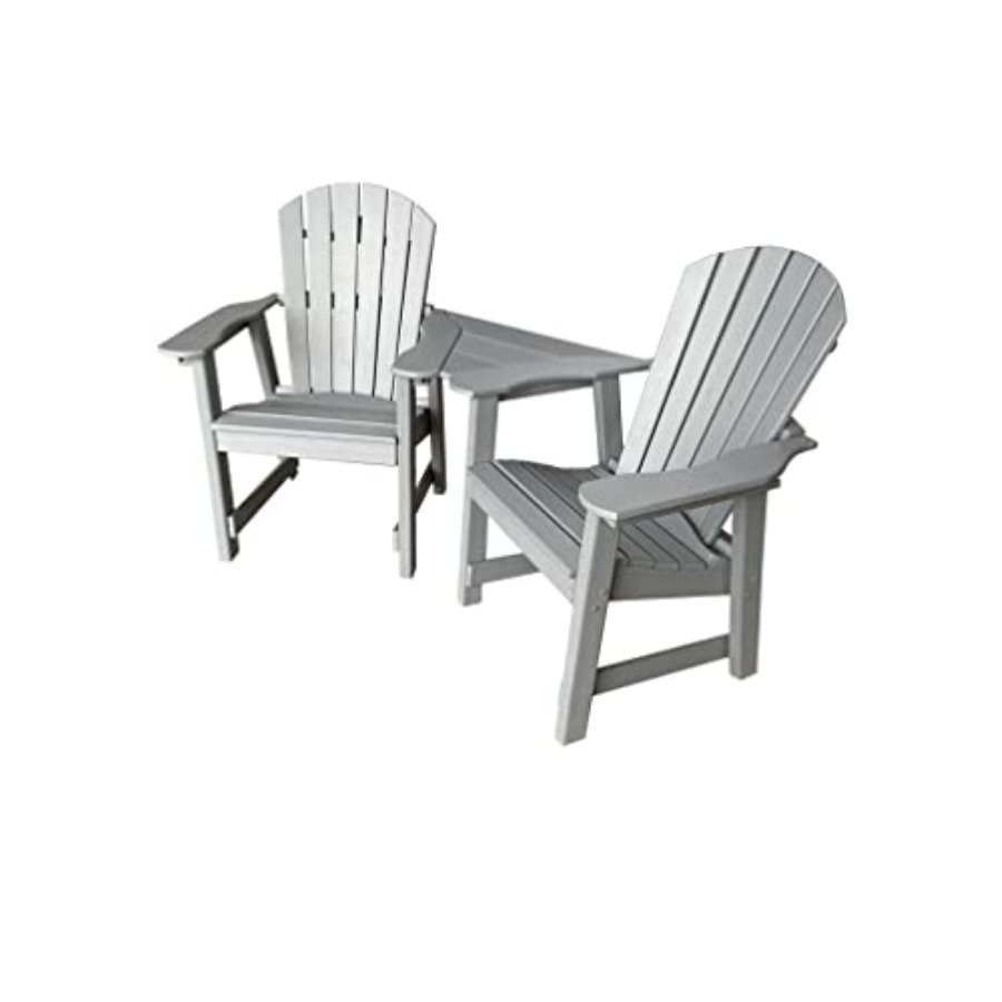 2 Chair Dining Table Set - Pol – Outdoor Furniture Recycled Plastic Bewertung und Preis